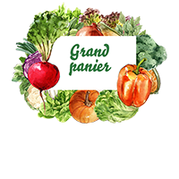 Grand panier (3-4 personnes),  environ 25 € (+ ou - 2 €)